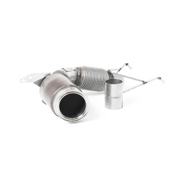 Mini Cooper S/JCW F55/F56 (LCI Only) - Large Bore Downpipe with Hi-Flow Sports Cat (For Milltek Systems)