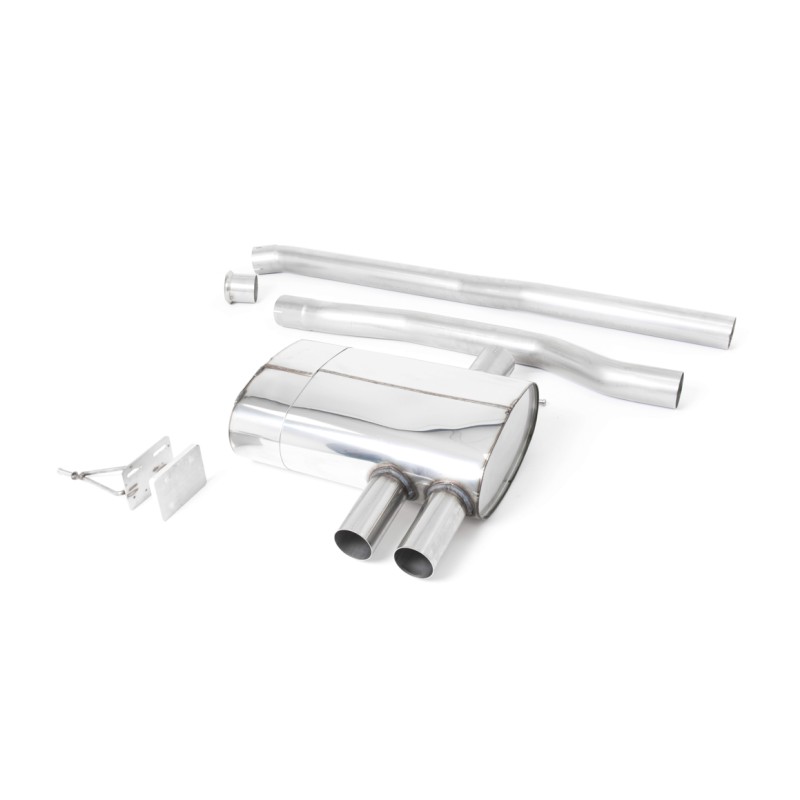 Mini Cooper S/JCW F56 - Non-Resonated (Louder) Cat-Back Exhaust System with GPF Bypass & Burnt Titanium GT-90 Trims