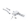 Mini Cooper S F55 (LCI Only) - GPF/OPF Back Exhaust System with Polished GT-90 Trims