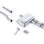 Mini Cooper S F55 (LCI Only) - GPF/OPF Back Exhaust System with Titanium GT-90 Trims