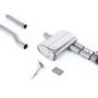 Mini Cooper S F55 (LCI Only) - GPF/OPF Back Exhaust System with Burnt Titanium GT-90 Trims