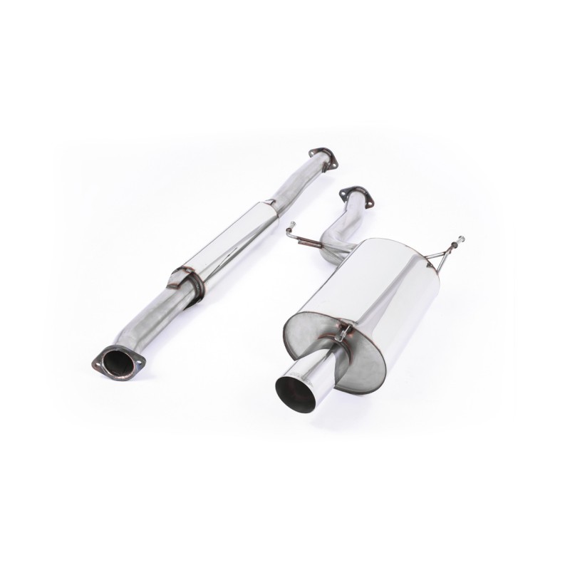 Mitsubishi Evo 9/IX - Cat Back Exhaust System with Polished Trim