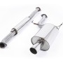 Mitsubishi Evo 9/IX - Cat Back Exhaust System with Polished Trim