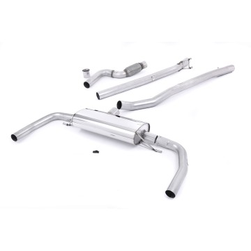 Mercedes CLA45 AMG - Non-Valved & Non-Resonated (Louder) Cat-Back Exhaust System - Uses OE Trims
