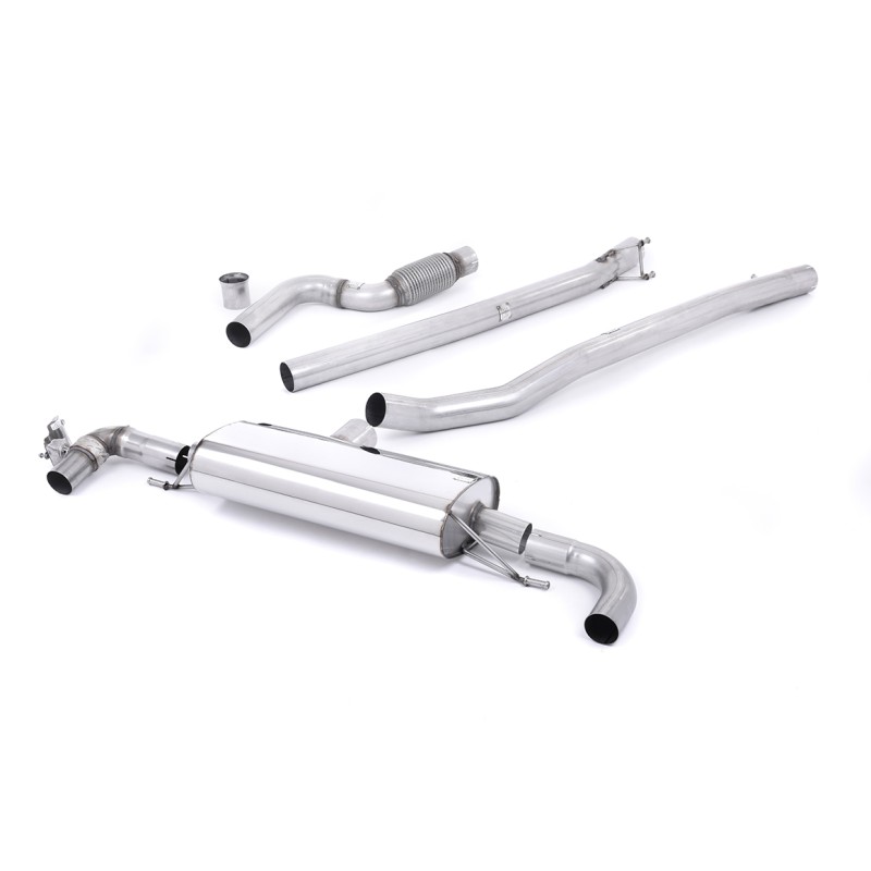 Mercedes A45 AMG W176 - Non-Resonated Cat-Back Exhaust System (Uses OE Trims)