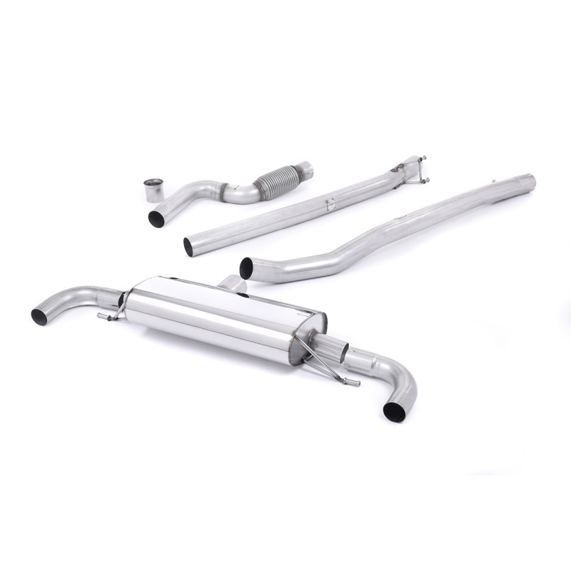 Mercedes A45 AMG W176 - Non-Valved & Non-Resonated Cat-Back Race Exhaust System (Uses OE Trims)