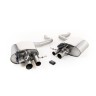 Mercedes C63/C63S W205 Saloon (Non GPF Models) - Rear Silencers with Milltek Active Valve Control