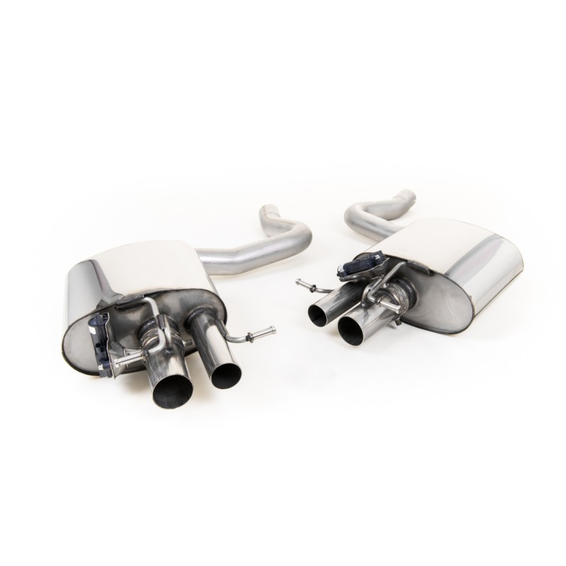 Mercedes C63/C63S W205 Saloon (Non GPF Models) - Rear Silencers for OE Valve Control
