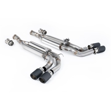 Mercedes G63 W463 (ROW Non GPF Models) - Valved Cat-Back Exhaust System with Carbon Trims