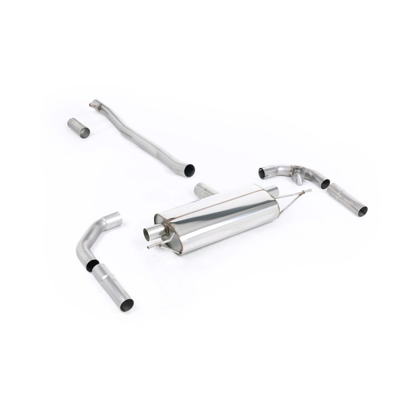 Mercedes A35 AMG - Resonated (Quieter) & Valved Front Pipe Back Exhaust System - Uses OE Tailpipes