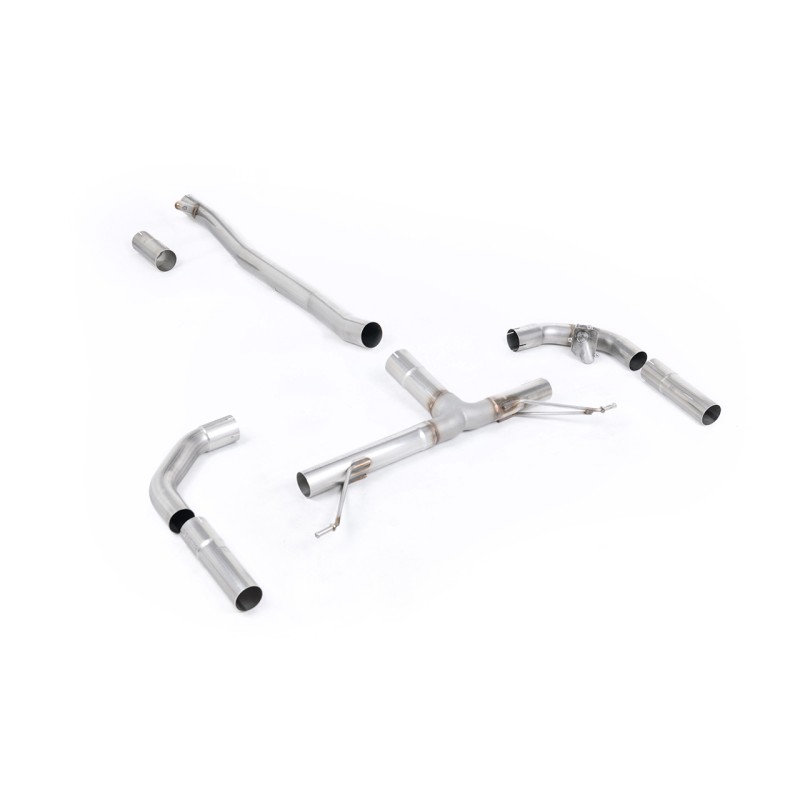Mercedes A35 AMG - Race & Valved Front Pipe Back Exhaust (Uses OE Trims)