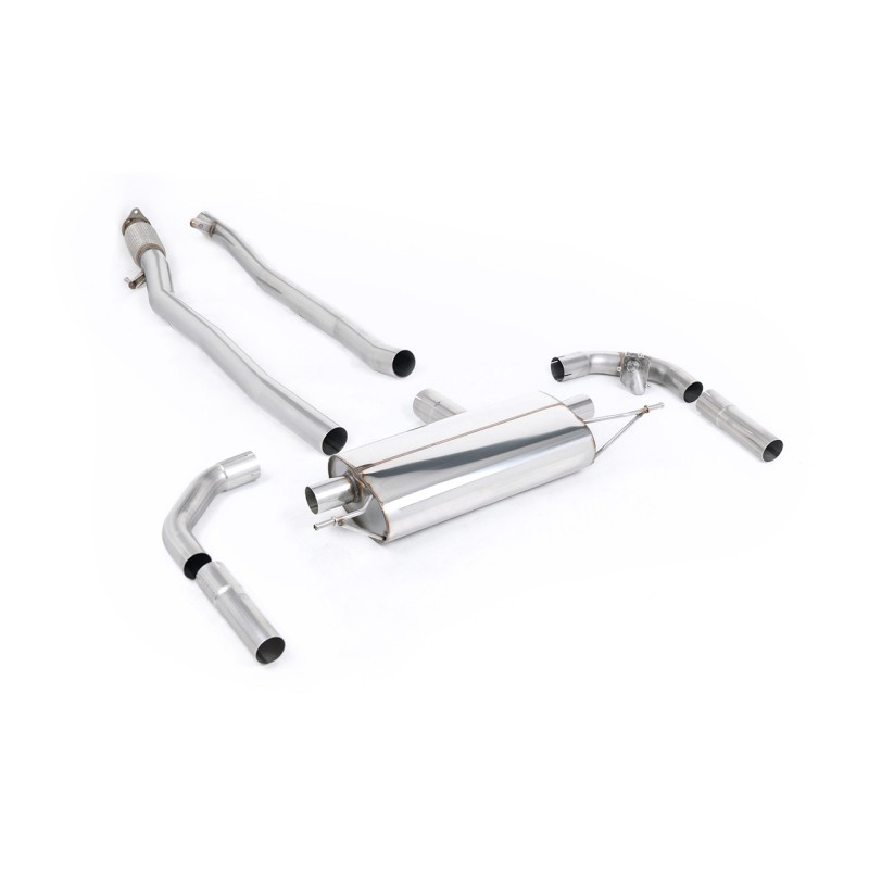 Mercedes A35 AMG (Non GPF Models) - Resonated & Valved Cat-Back Exhaust - Uses OE Trims