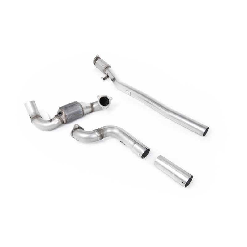 Mercedes A35 AMG (GPF Models) - Large Bore Downpipe with Hi Flow Sports Cat (For Milltek) - Non Hybrid Models