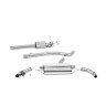 Mercedes A45/A45S AMG W177 Hatch - Resonated GPF Back Exhaust System - Uses OE Trims
