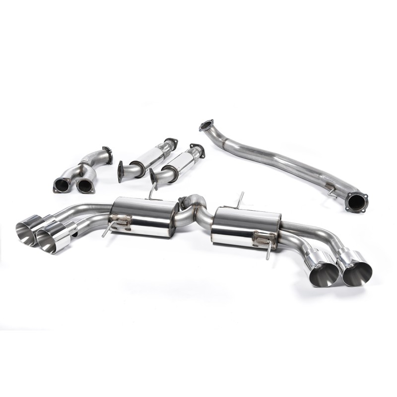 Nissan GT-R R35 - Primary Cat-Back 90MM Exhaust Systems with Polished Tips