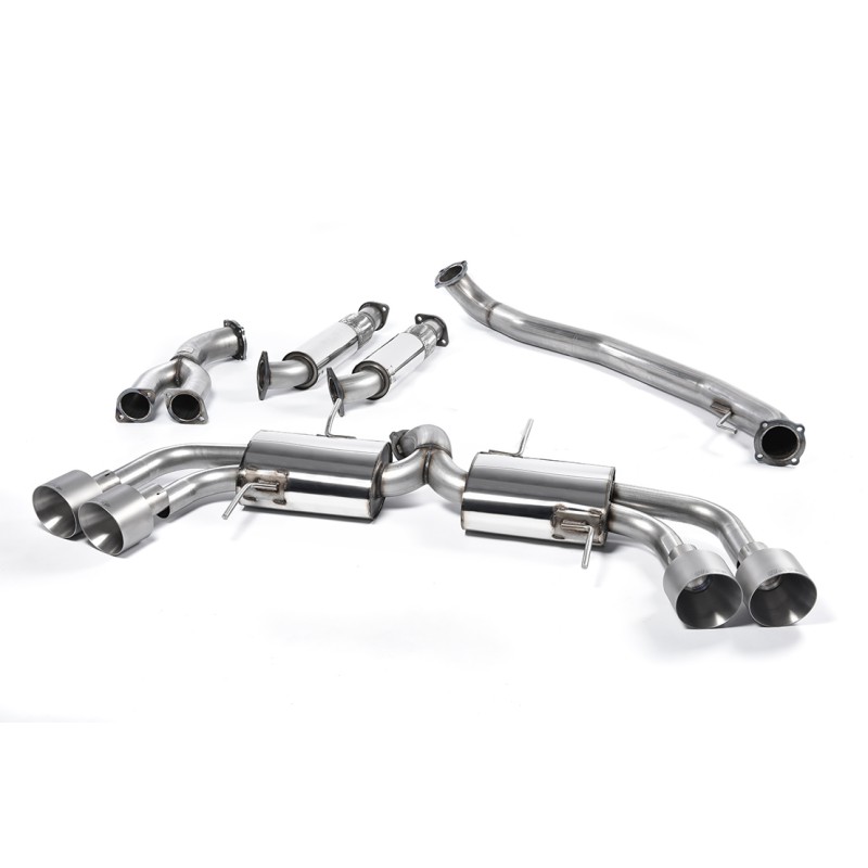 Nissan GT-R R35 - Primary Cat-Back 90MM Exhaust Systems with Titanium Tips