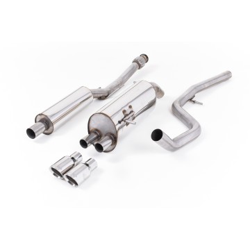 Peugeot 208 GTi - Resonated (Quieter) Cat-Back Exhaust System with Polished Trims