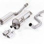 Peugeot 208 GTi - Resonated (Quieter) Cat-Back Exhaust System with Polished Trims