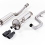 Peugeot 208 GTi - Resonated (Quieter) Cat-Back Exhaust System with Cerakote Black Trims