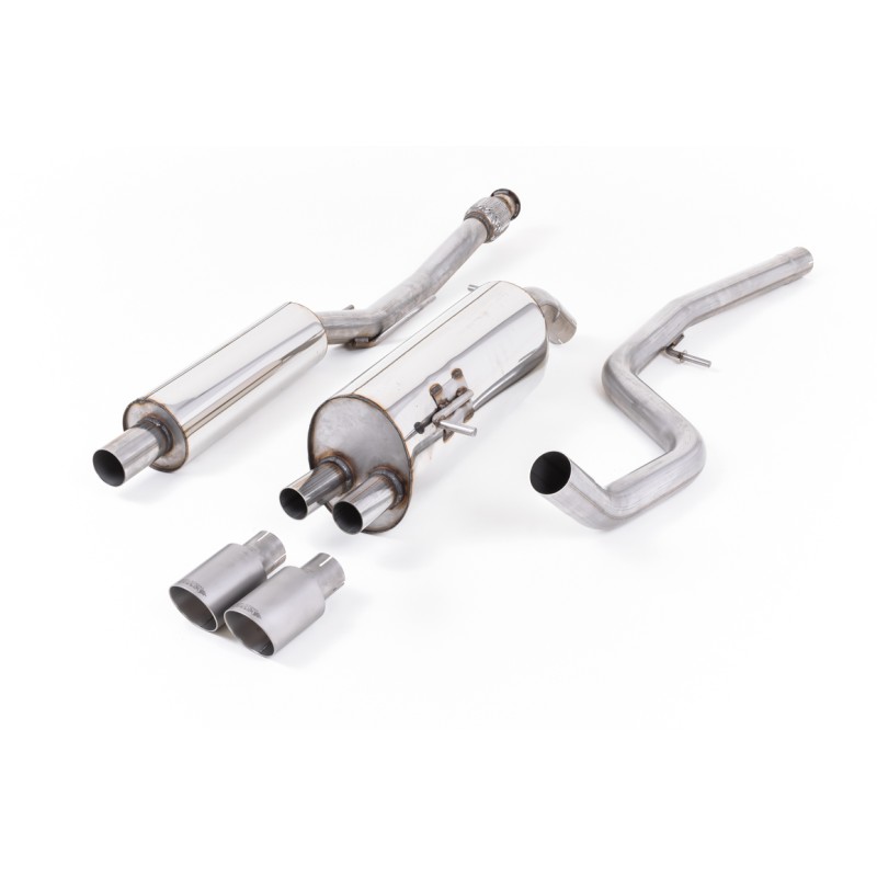 Peugeot 208 GTi - Resonated (Quieter) Cat-Back Exhaust System with Titanium Trims