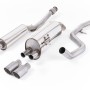 Peugeot 208 GTi - Resonated (Quieter) Cat-Back Exhaust System with Titanium Trims