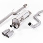 Peugeot 208 GTi - Non-Resonated (Louder) Cat-Back Exhaust System with Titanium Trims