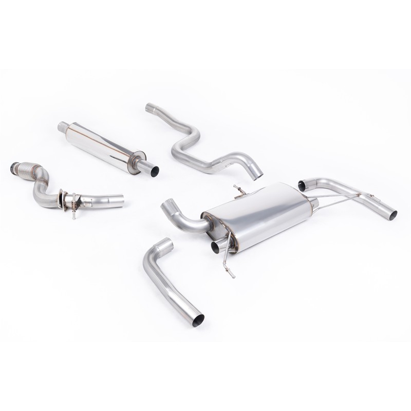 Peugeot 308 GTi 270 (Non GPF Models) - Resonated (Quieter) Cat-Back Exhaust System - Uses OE Trims