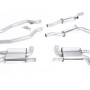 Porsche Cayenne 958 Turbo V8 (Pre-Facelift) - Resonated (Quieter) Cat-Back Exhaust System - Uses OE Tips