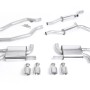 Porsche Cayenne 958 Turbo V8 (Pre-Facelift) - Resonated (Quieter) Cat-Back Exhaust System with Cup Style Polished Trims