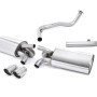 Porsche 987 S 3.4 Boxter/Cayman (Gen 2) - Non-Resonated (Louder) Cat-Back Exhaust System with Polished Trims