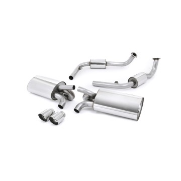 Porsche 987 S 3.2 Boxter/Cayman (Gen 1) - Cat-Back Exhaust System with Polished Trims