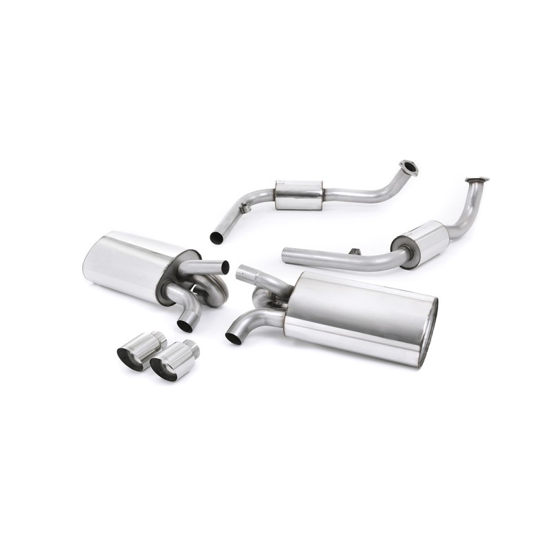 Porsche 987 S 3.2 Boxter/Cayman (Gen 1) - Cat-Back Exhaust System with Polished Trims