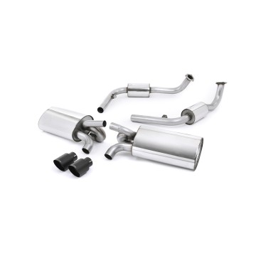 Porsche 987 S 3.2 Boxter/Cayman (Gen 1) - Cat-Back Exhaust System with Cerakote Black Trims