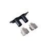 Porsche 991.2 GT3 & GT3 RS - GT-100 Brushed Titanium Trims & Mounting Plate - Fits to OE Silencer