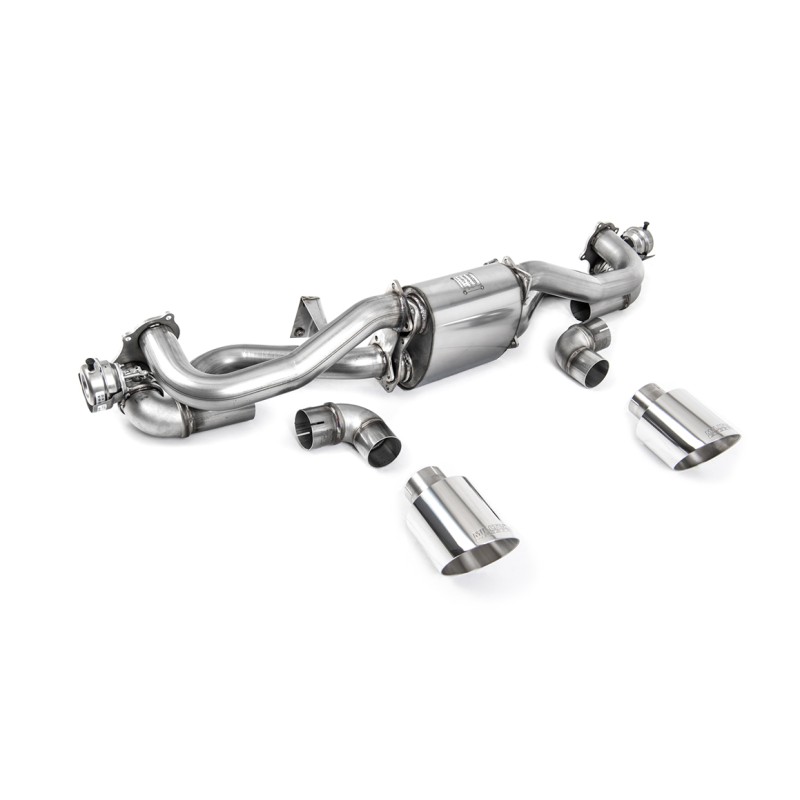 Porsche 718 GTS & Spyder Boxster/GT4 4.0 Cayman (GPF Pre Feb 2020 Models) - Particulate Filter-back With Polished GT-115 Trims