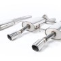 Renault Clio 182 2.0 16V - Resonated (Quieter) Cat-Back Exhaust System with Dual Polished Trims