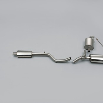 Renault Clio 200 (Inc. Cup) - Resonated (Quieter) Cat-Back Exhaust System - Uses OE Trims