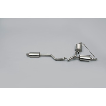 Renault Clio 200 (Inc. Cup) - Resonated (Quieter) Cat-Back Exhaust System - Uses OE Trims