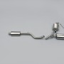 Renault Clio 200 (Inc. Cup) - Resonated (Quieter) Cat-Back Exhaust System - Uses OE Trims