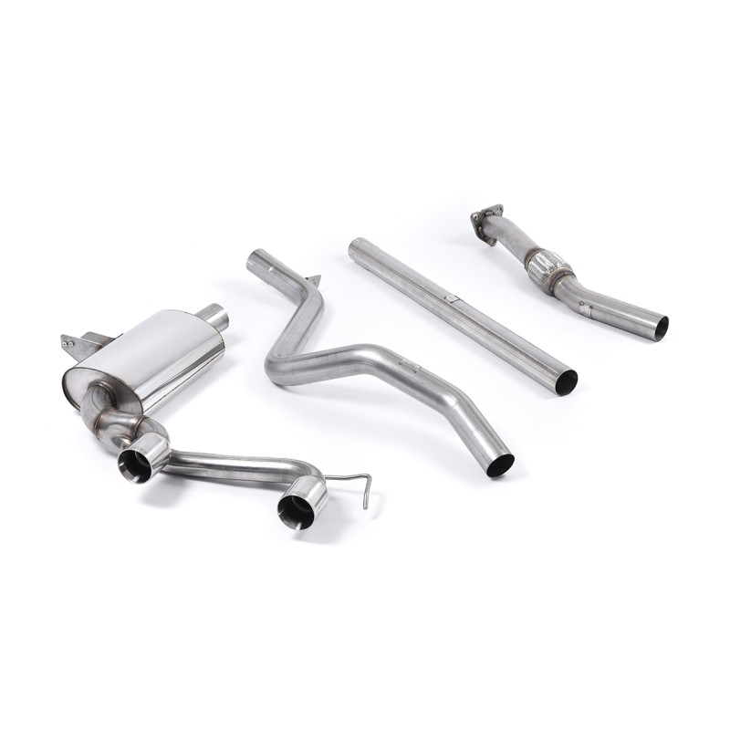 Renault Megane Renaultsport 223/230 - Cat-Back Exhaust System with Dual Polished Trims