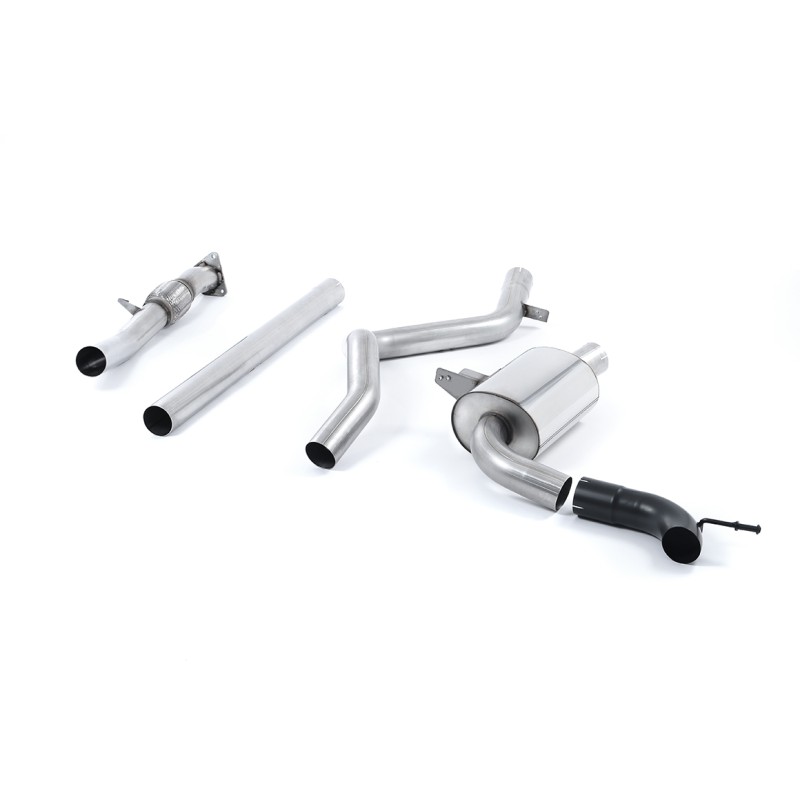 Renault Megane Renaultsport II (Cup, Trophy/Trophy R) - Non-Resonated (Louder) Cat-Back Exhaust System - Uses OE Tip