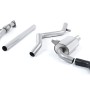 Renault Megane Renaultsport II (Cup, Trophy/Trophy R) - Non-Resonated (Louder) Cat-Back Exhaust System - Uses OE Tip
