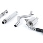 Renault Megane Renaultsport II (Cup, Trophy/Trophy R) - Resonated (Quieter) Cat-Back Exhaust System - Uses OE Tip