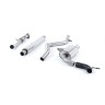 Renault Megane Renaultsport II (Cup, Trophy/Trophy R) - Resonated (Quieter) Cat-Back Exhaust System - Uses OE Tip