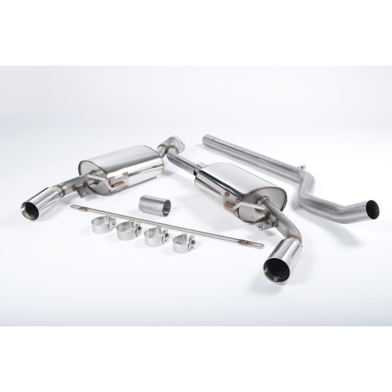 Renault Clio 197 2.0 16V - Non-Resonated (Louder) Cat-Back Exhaust System with Polished Trims