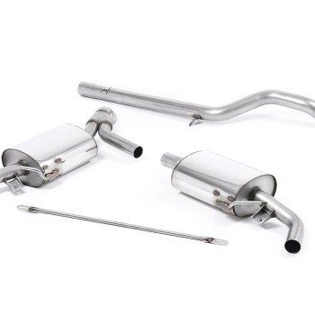 Renault Clio 200 (Inc. Cup) - Non-Resonated (Louder) Cat-Back Exhaust System - Uses OE Trims