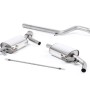 Renault Clio 200 (Inc. Cup) - Non-Resonated (Louder) Cat-Back Exhaust System - Uses OE Trims