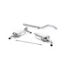 Renault Clio 200 (Inc. Cup) - Non-Resonated (Louder) Cat-Back Exhaust System - Uses OE Trims
