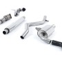 Renault Megane Renaultsport II (Cup, Trophy/Trophy R) - Resonated (Quieter) Turbo-Back Exhaust System with Hi-Flow Sports Catalyst - Uses OE Tip