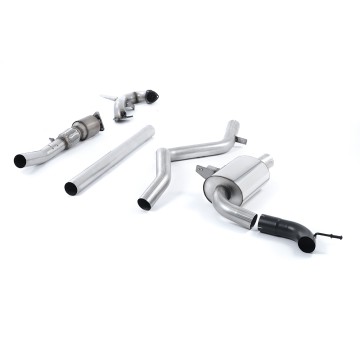 Renault Megane Renaultsport II (Cup, Trophy/Trophy R) - Non-Resonated (Louder) Turbo-Back Exhaust System with Hi-Flow Sports Catalyst - Uses OE Tip